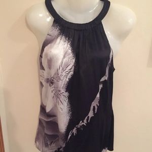 Elie Tahari Silk Floral Halter Top - Size M